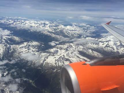 Flying Over the Alps