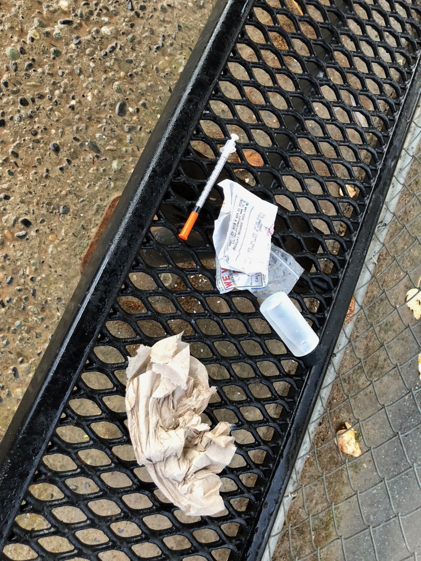 Syringes at the Park!!!