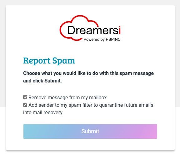 in-email spam email