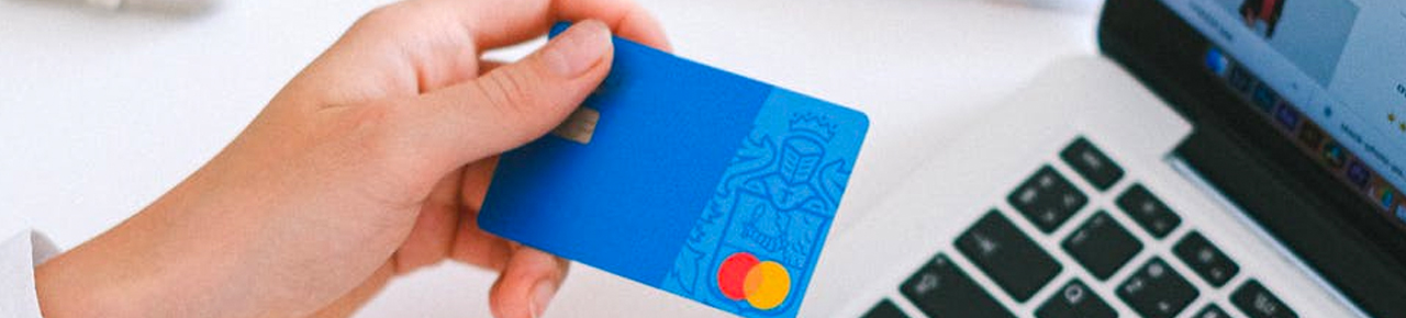 Credit card online purchase banner