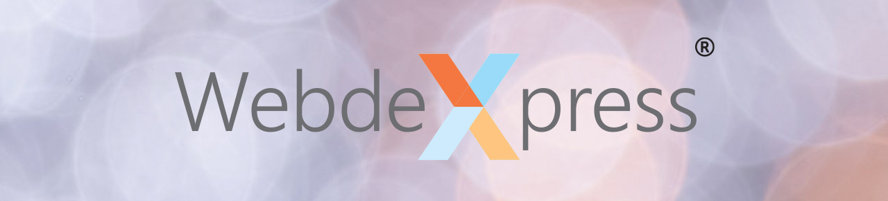 WebdeXpress web builder logo banner