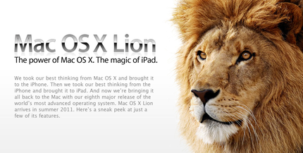 次の Mac OS X はライ...