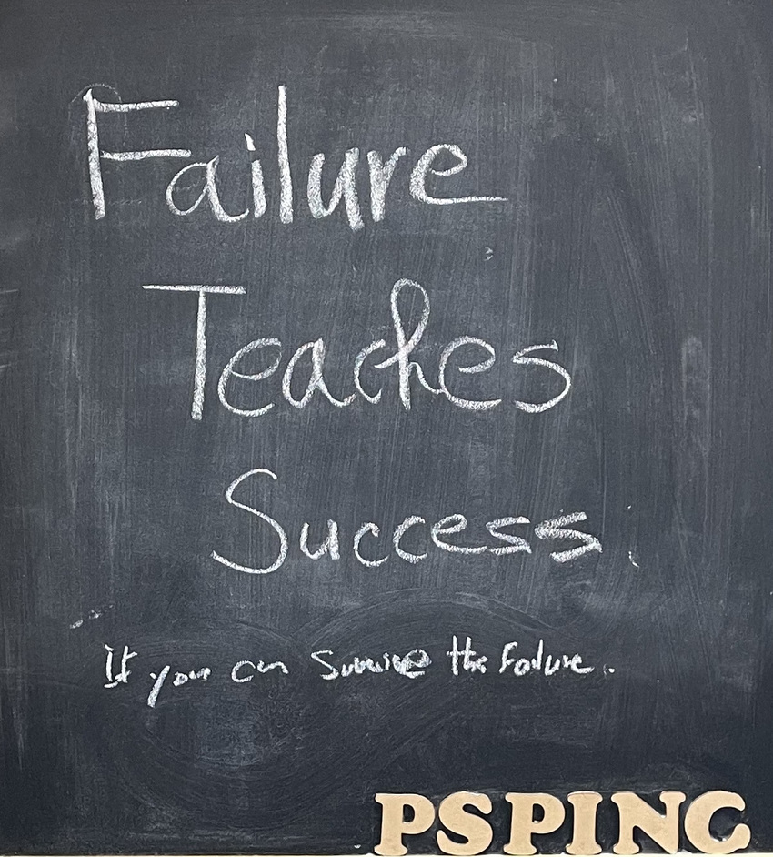Failure Teaches...