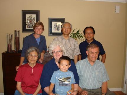 2008年、COG先生方と両親...