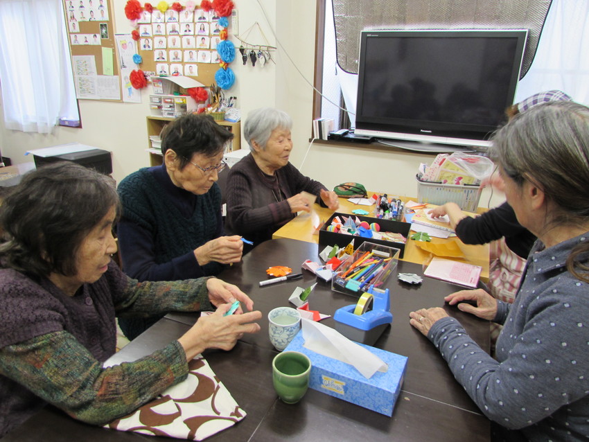 節分にむけて「鬼」などを、おり...