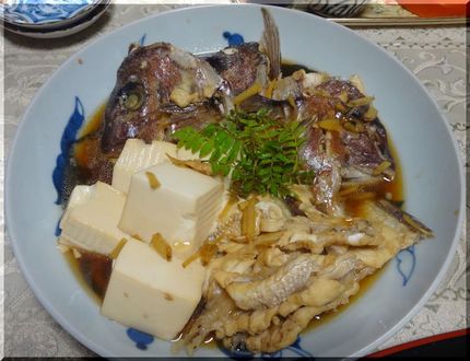 鯛のあら煮－2012/5/25...