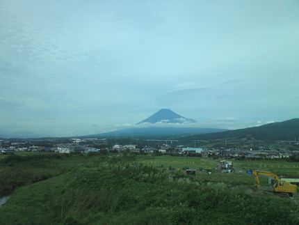 富士山がみえました