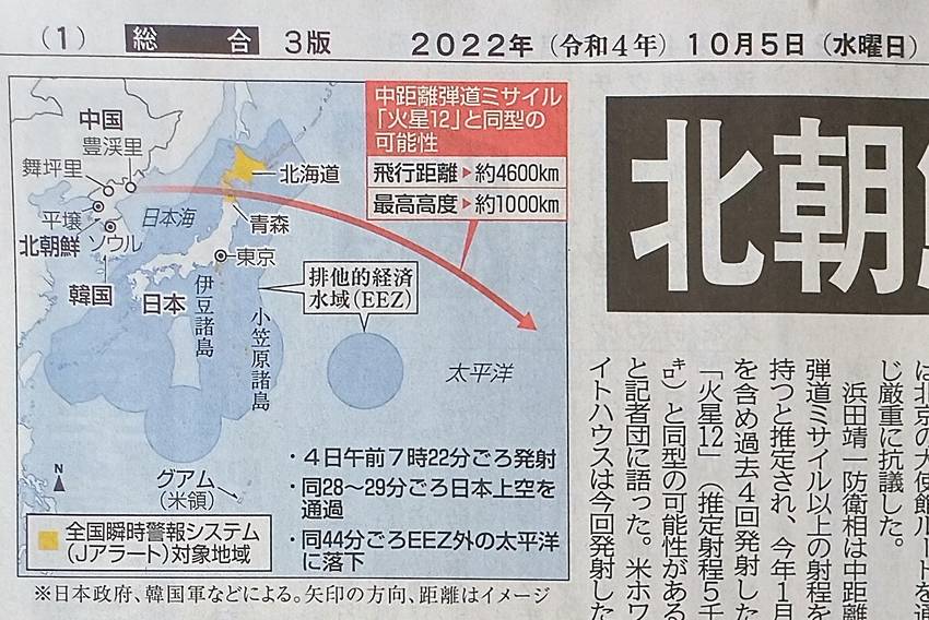 新聞には最高高度1000kmと...