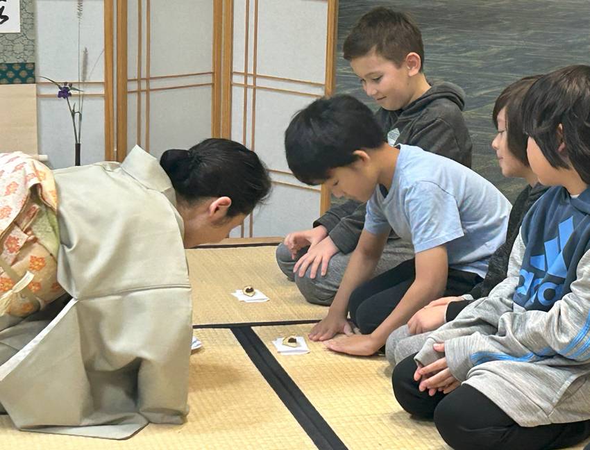 3年：茶道体験クラスがありまし...