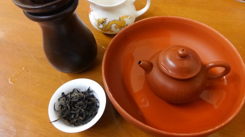 先日購入の茶葉、中国青茶 岩茶...