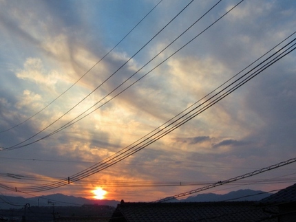 【宙】記念日の夕景