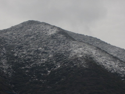 【宙】湿雪の朝