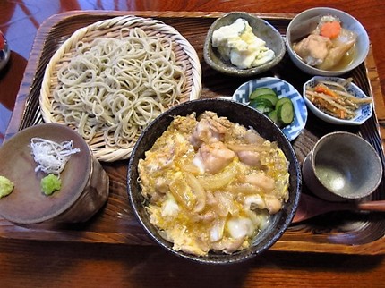 【食】お蕎麦屋さんの自家製親子...