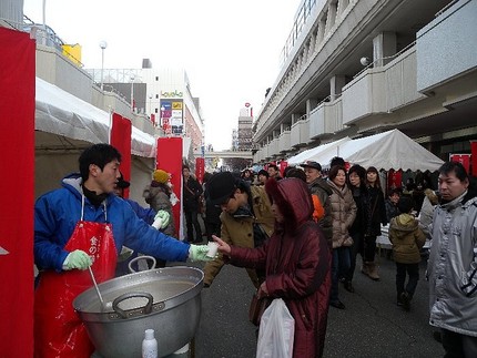 暖かな甘酒をどうぞ