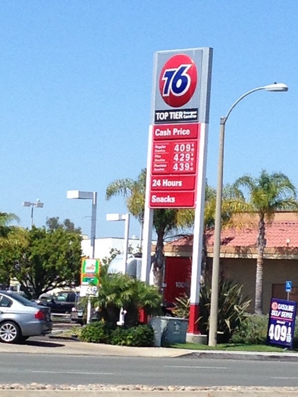 サンディエゴ：ガソリン事情