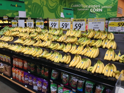 バナナだらけで安い