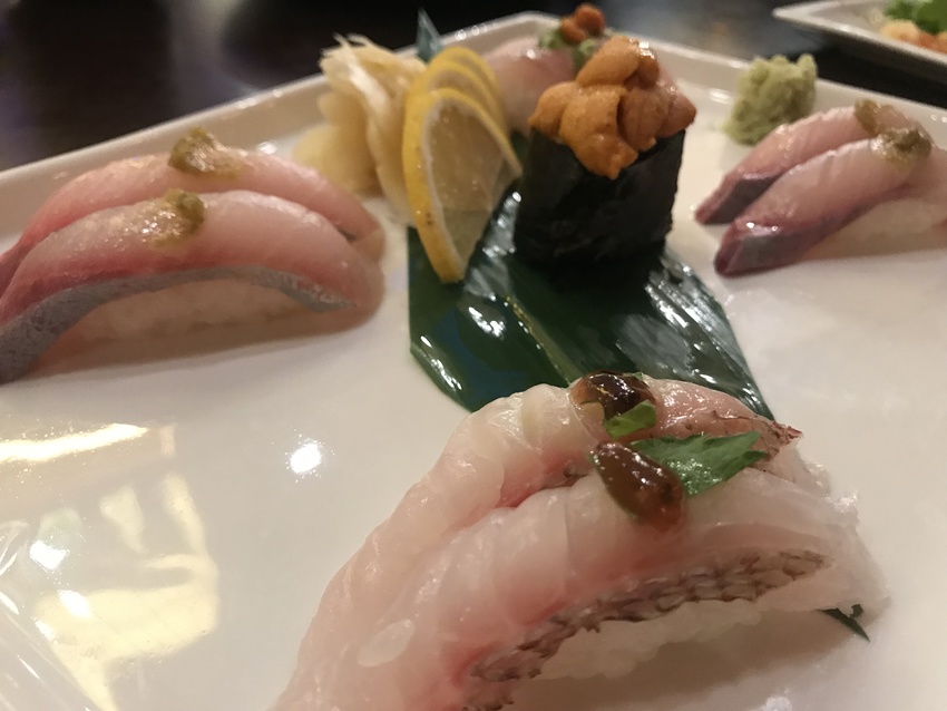シェフおすすめ5種類寿司コンボ