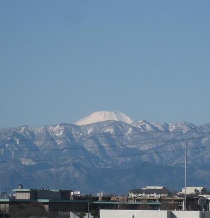 今朝の富士山