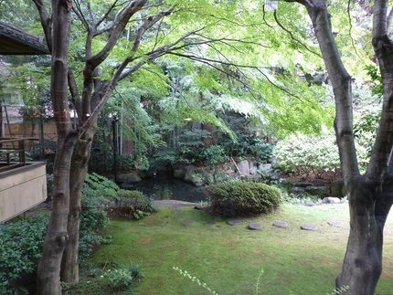 小嵐亭の庭園