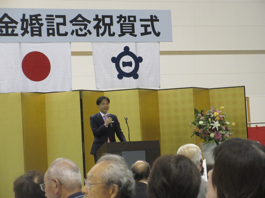 中野市長のお祝いの言葉（主催者...