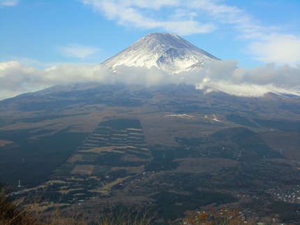 本日の富士山。