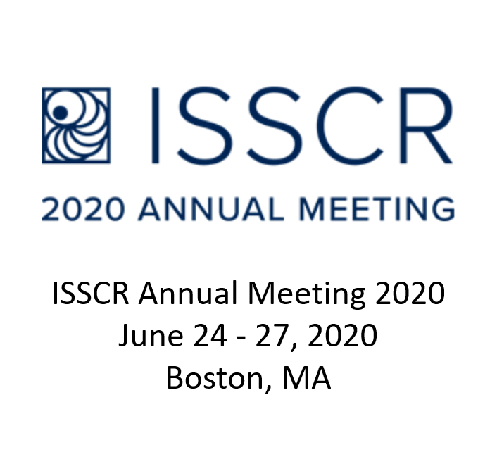 ISSCR Annual Meeting 2020 : ...