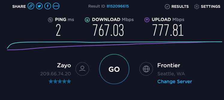 This is how fast our Internet i...