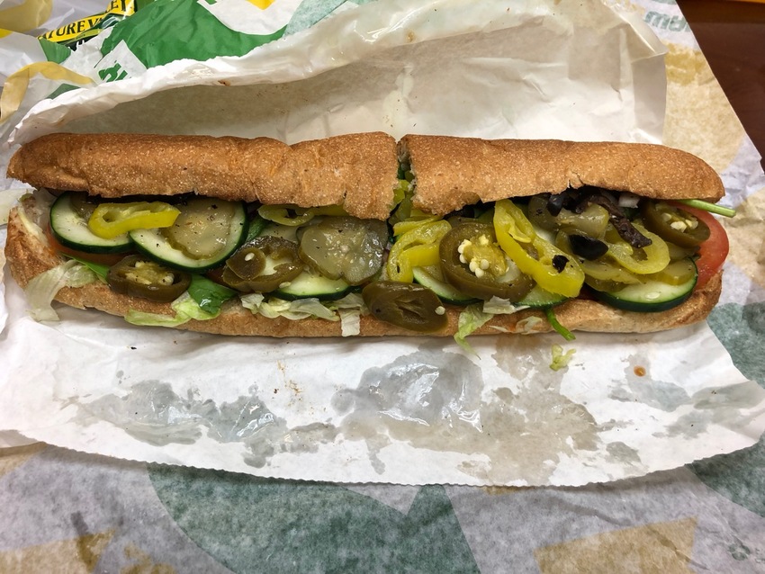 Subway's Veggie Delight Sand...