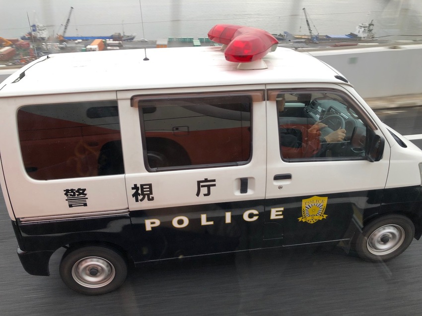 Micro Police Car in Japan.