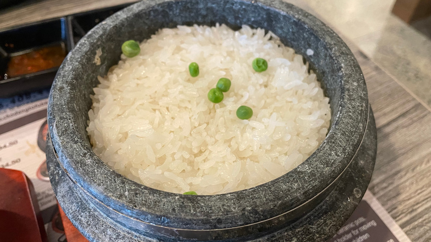 石焼の炊きたてご飯