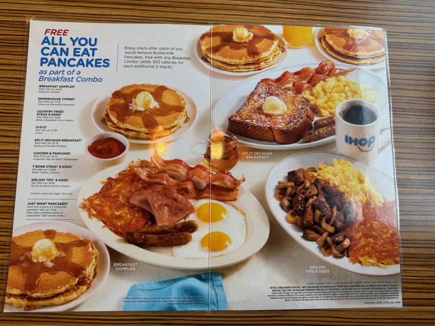 IHOP エンドレスパンケーキ