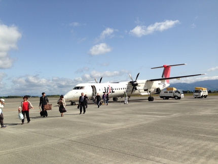 鹿児島空港につきました。