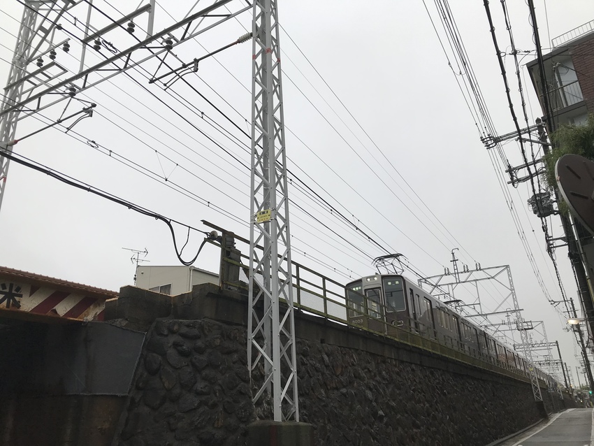 阪急電車今朝