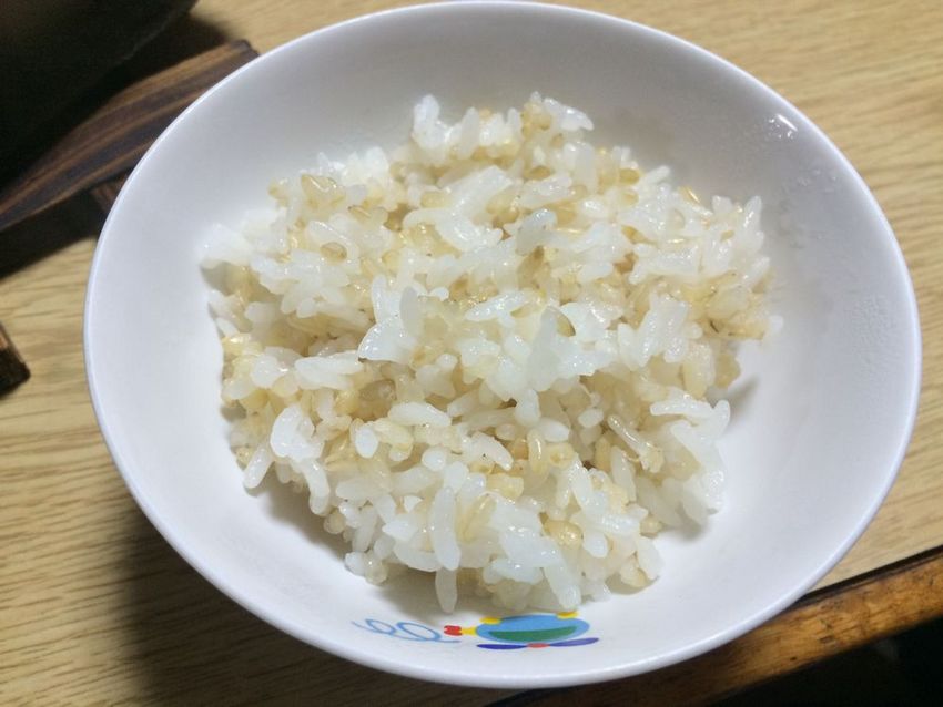 発芽玄米入り御飯