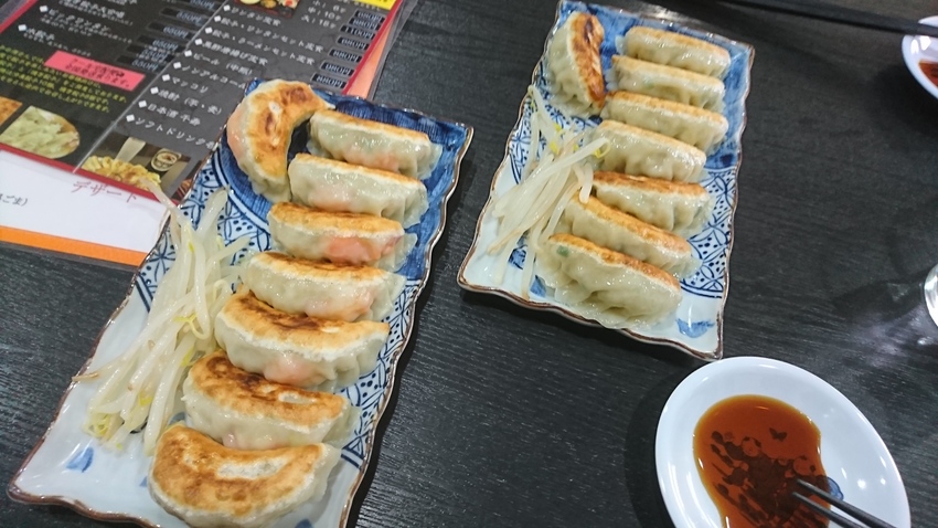 浜松餃子、浜名湖SAで食べた餃...