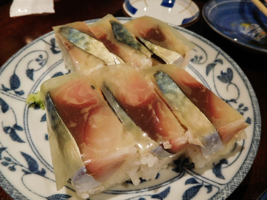 久しぶりに鯖の押し寿司！