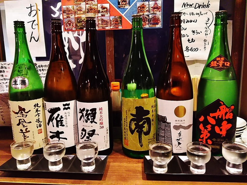 この日の日本酒６種！
