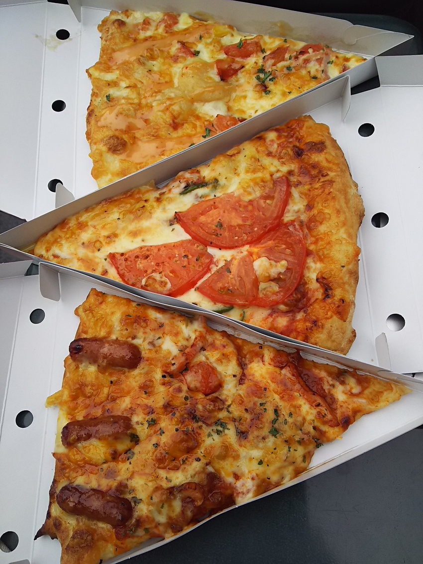 pizzaの3種類のピザ！