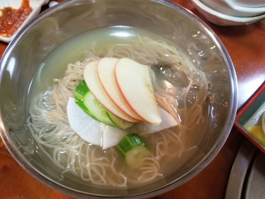 韓国料理の〆は冷麺です‼️