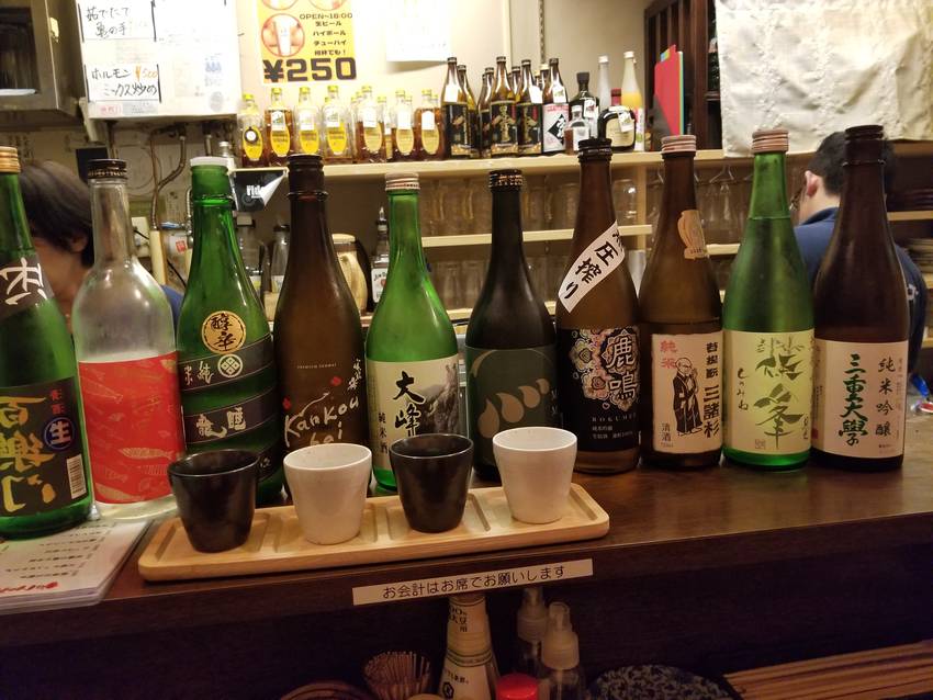 日本酒4種類呑み比べ‼️