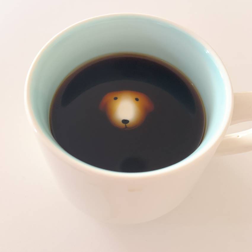 私のコーヒーカップ（犬）