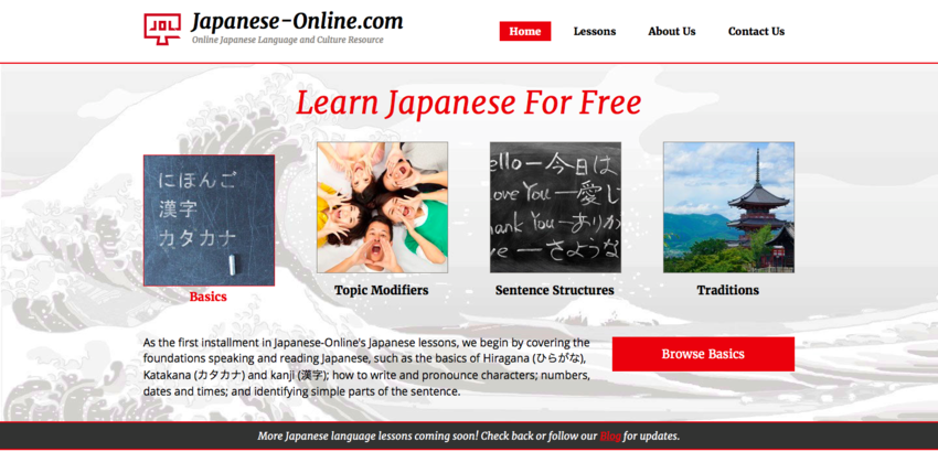 Welcome to Japanese-Online.c...