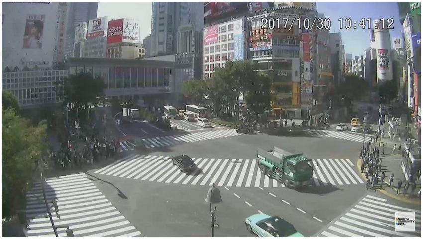 Shibuya Scramble Crossing Live