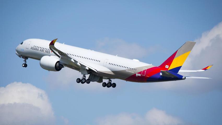 ASIANA AIRBUS A-350 Seattle T...