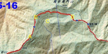 登山道は常に変動している