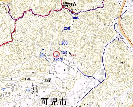 登山口の高度を求める（2）