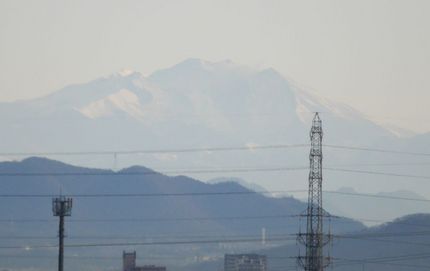 今朝の御嶽山(2015.02....