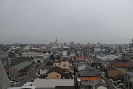 養老の山並みすら見ることが出来...