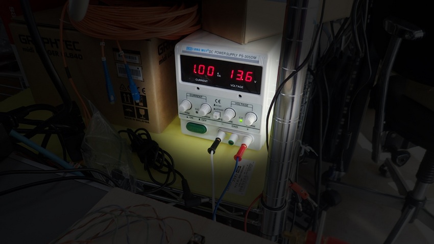 この状態で1.00Aを維持する...