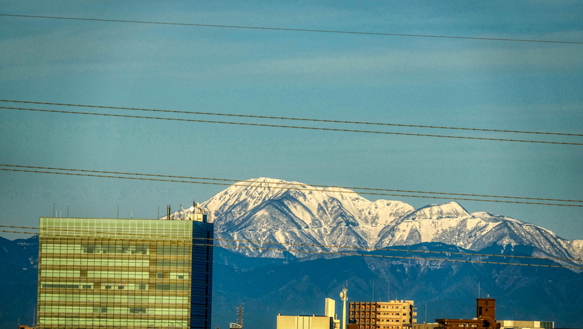 今朝の伊吹山(2021.01....